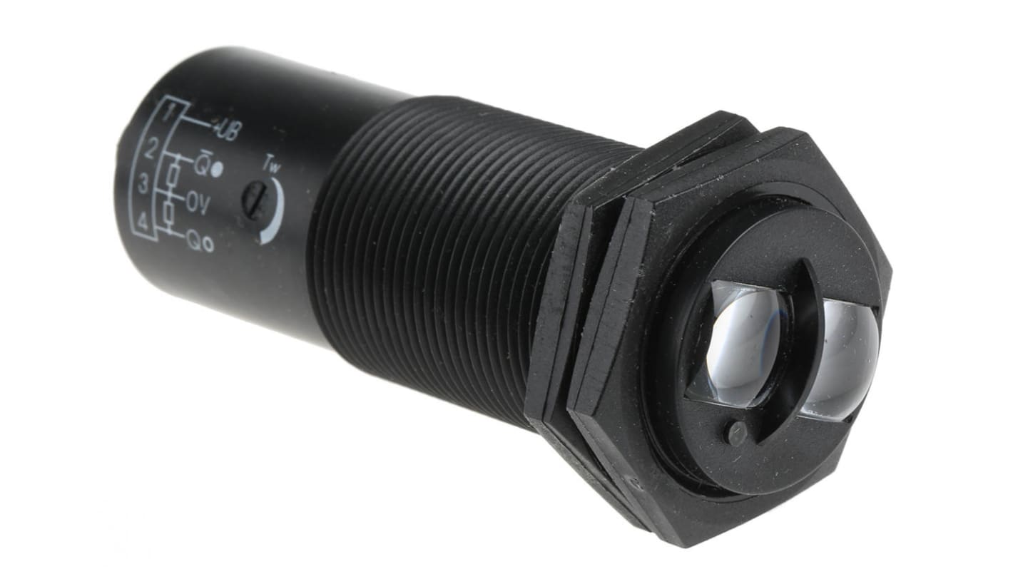Rs-Online Sensore fotoelettrico Cilindrico Pepperl + Fuchs a diffusione rilevamento 100 mm → 2 5 m. uscita PNP