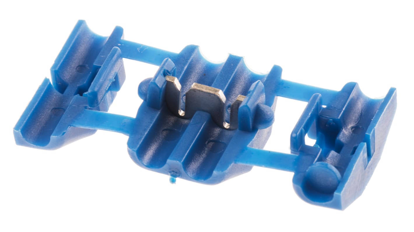 Conector de empalme RS PRO, 18 → 14 AWG 14AWG 2.5mm² 18AWG 0.75mm², Azul