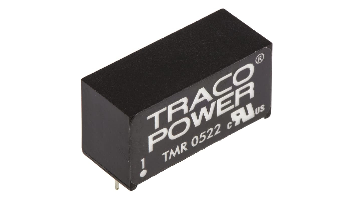TRACOPOWER TMR 2 DC-DC Converter, ±12V dc/ 83mA Output, 4.5 → 9 V dc Input, 2W, PCB Mount, +92°C Max Temp -40°C