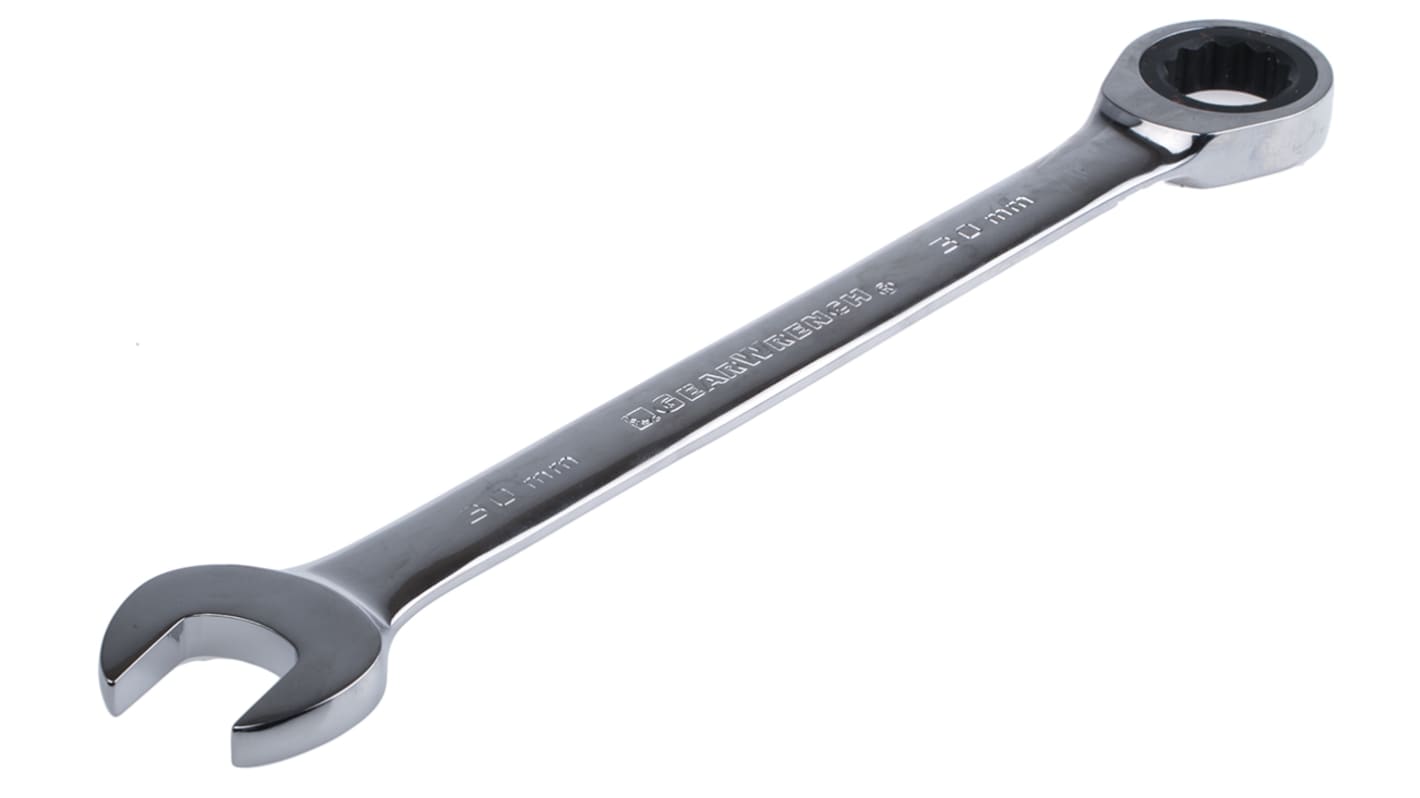 GearWrench Combination Ratchet Spanner, 30mm, Metric, Double Ended, 402 mm Overall