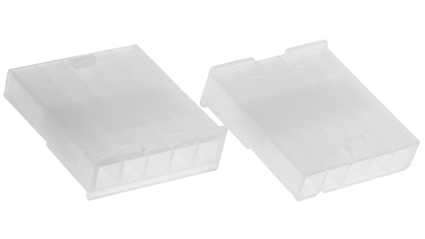Molex, Mini-Fit Jr Male Connector Housing, 4.2mm Pitch, 5 Way, 1 Row