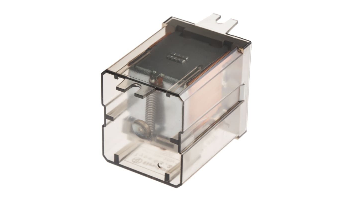 Finder Flange Mount Power Relay, 24V ac Coil, SPST
