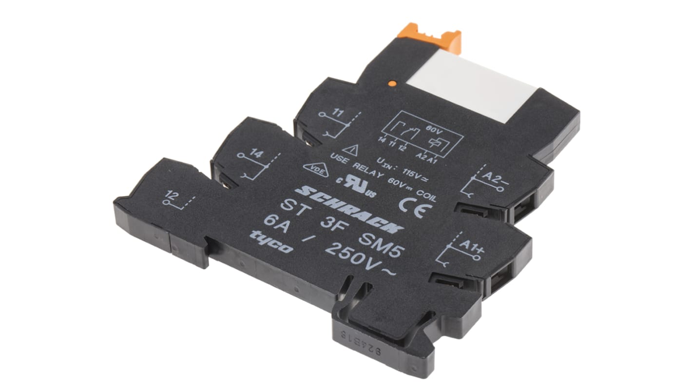 TE Connectivity SNR Interface Relais 115V ac, 1-poliger Wechsler DIN-Schienen