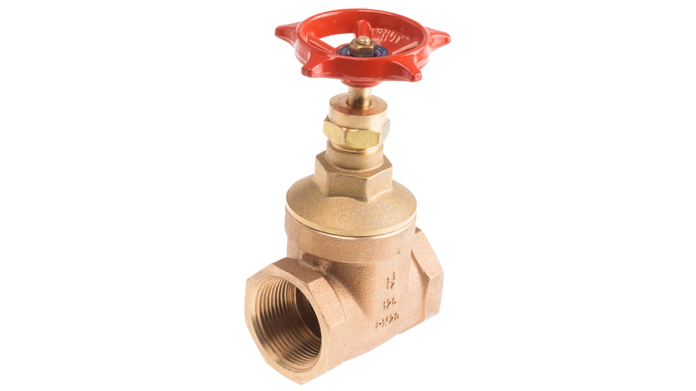 Valvola a saracinesca in Bronzo RS PRO, 20 bar max, connessione BSPT 1 1/4