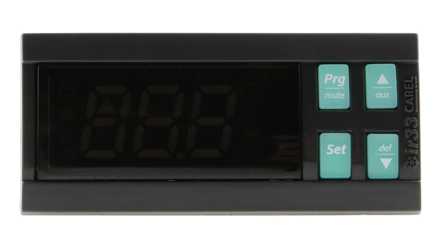 Rs-Online Regolatore di temperatura On/Off Carel IR33 12 → 24 V ca / cc 76.2 x 34.2mm