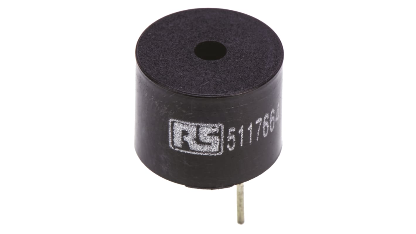 Composant du bruiteur magnétique RS PRO 85dB Continu, 12V c.c. max, Montage sur CI