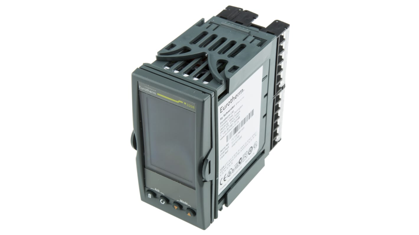 Rs-Online Termoregolatori PID Eurotherm 3208 85 → 264 V c.a. 96 x 48 (1/8 DIN)mm 4 uscite Analogico Relè di commutazione