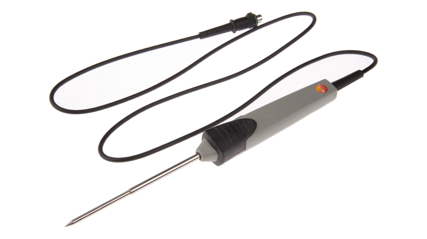 Testo NTC Immersion, Penetration Temperature Probe, 50 mm, 115 mm Length, 4 mm, 5 mm Diameter, +150 °C Max