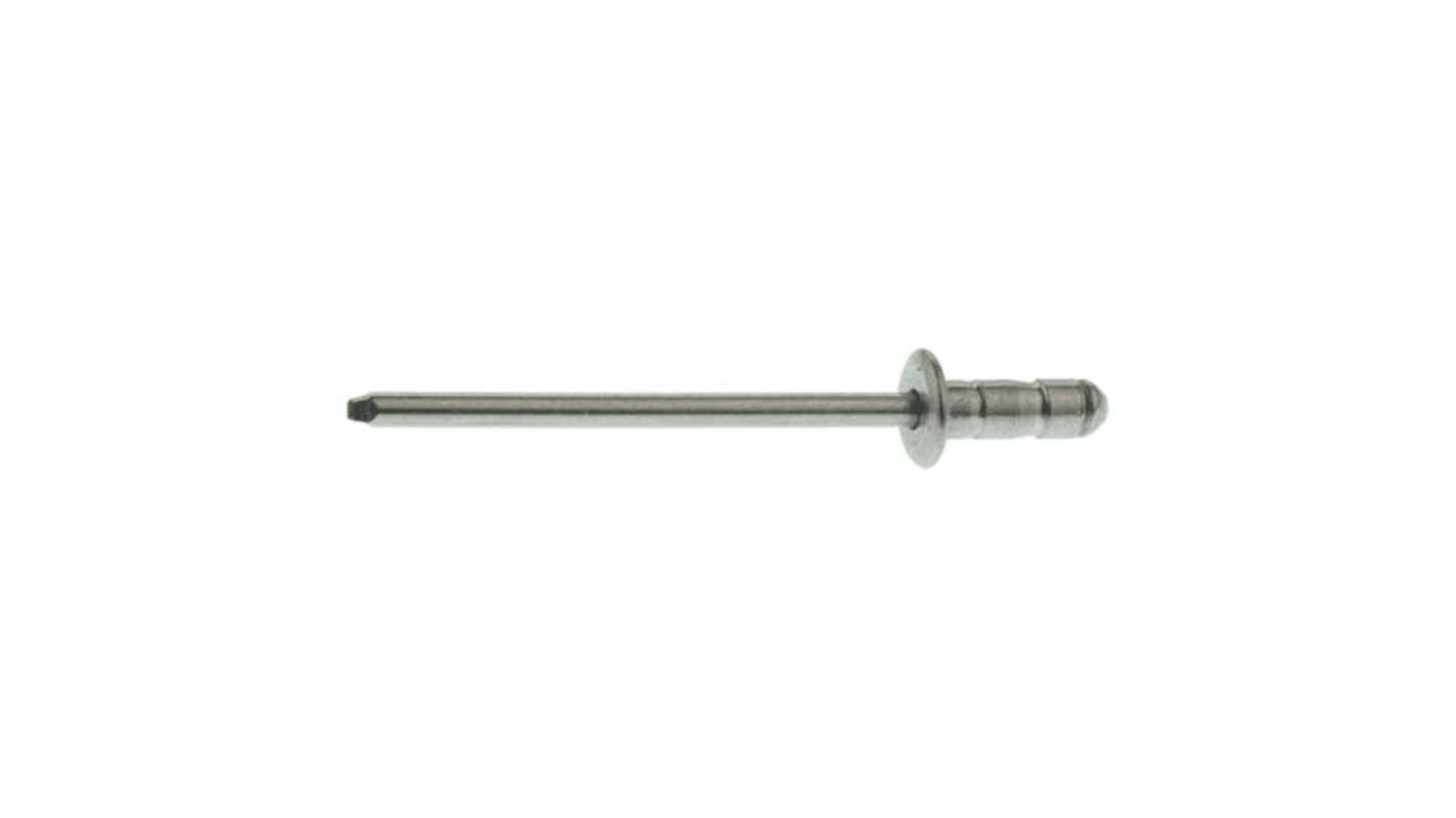 POP Φ3.2mm 铝抽芯铆钉, 7.9mm长, 可插入0mm材料