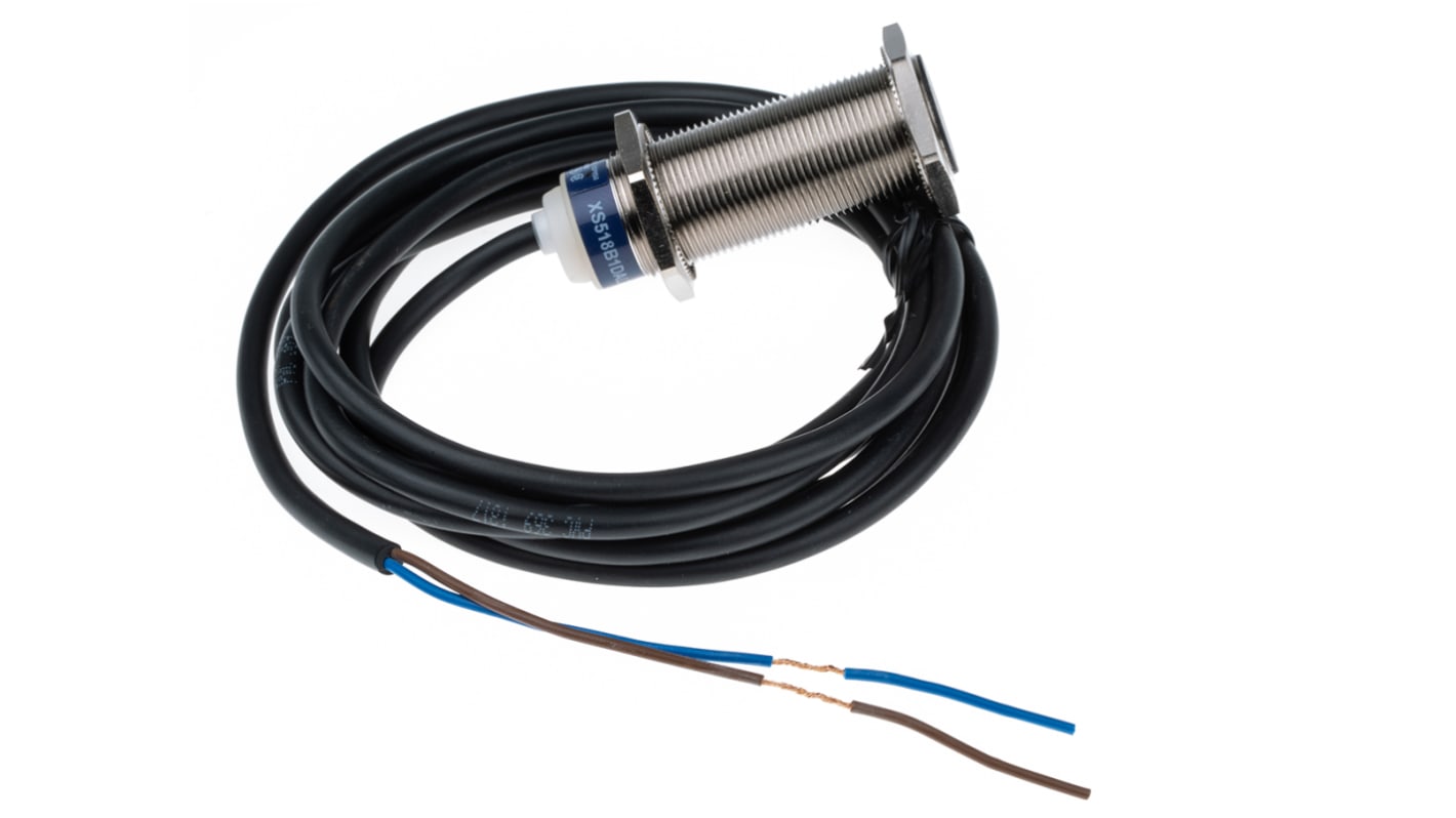 Rs-Online Sensore di prossimità Cilindro filettato Telemecanique Sensors M18 rilevamento 5 mm 12 → 48 V c.c