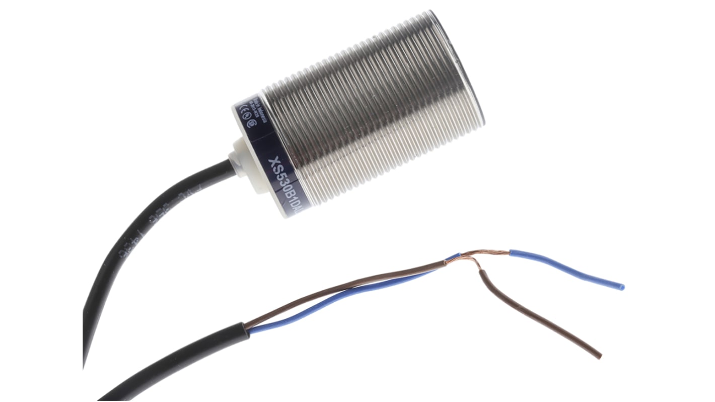 Rs-Online Sensore di prossimità Cilindro filettato Telemecanique Sensors M30 rilevamento 10 mm da 12 → 48 V c.c