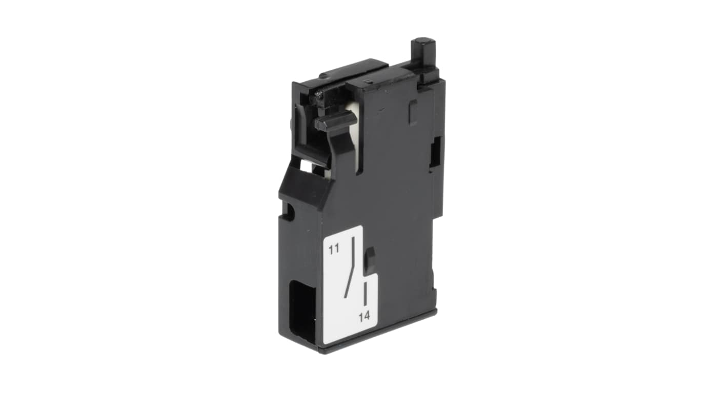 ABB Auxiliary Contact, 1 Contact, 1NO, Snap-On