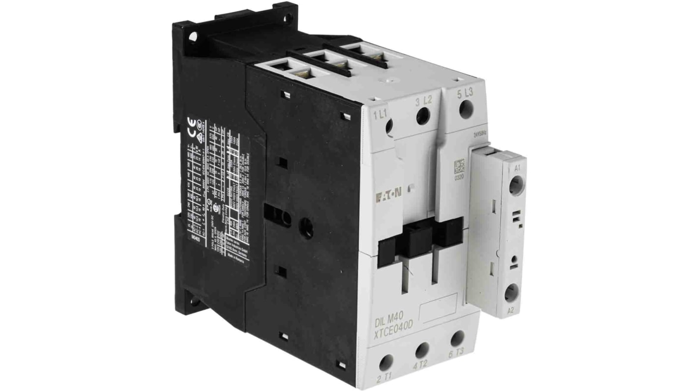 Stycznik 24 V AC Eaton styki: 3 18,5 kW 40 A 3NO Śruba 277770 DILM40(24V50/60HZ)