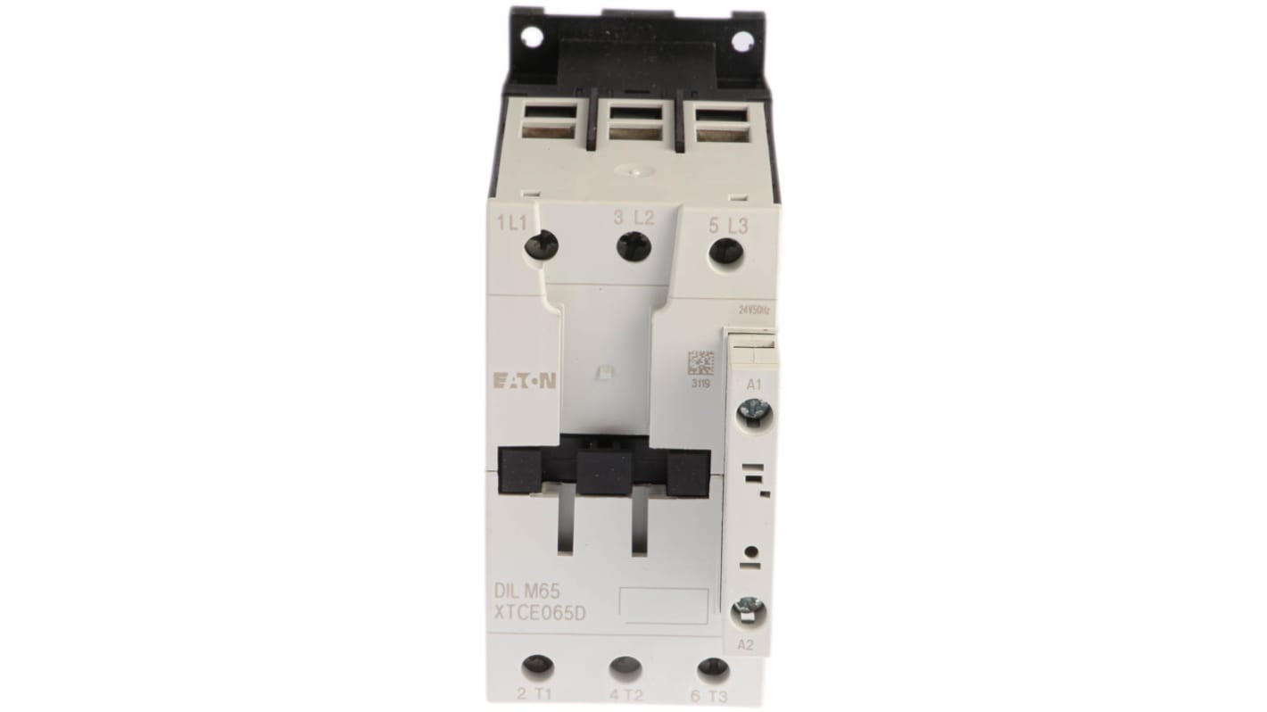 Eaton xStart Contactor, 24 V ac Coil, 3-Pole, 65 A, 30 kW, 3NO, 400 V ac