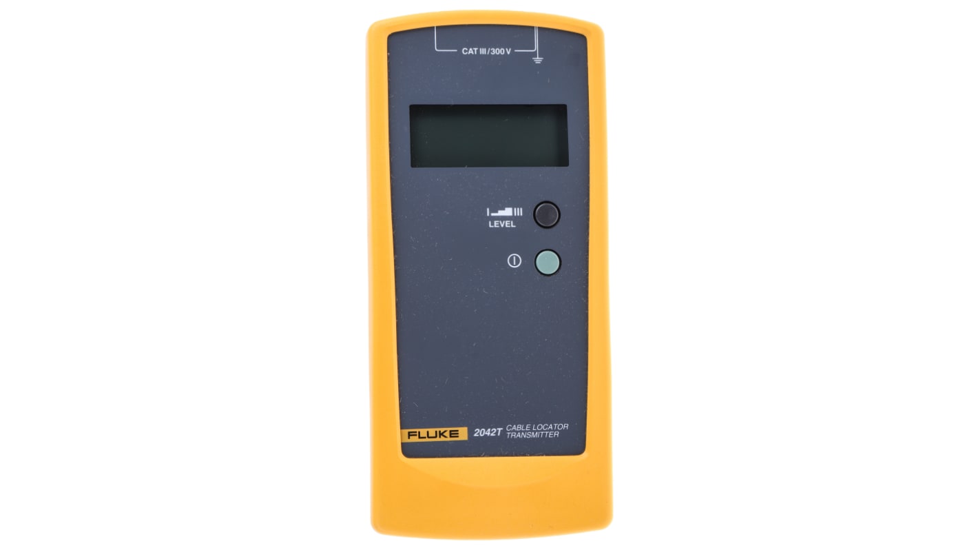 Fluke 2042T Cable Tracer Transmitter, Cable Detection Depth 2.5m CAT III 300 V, Maximum Safe Working Voltage 400V