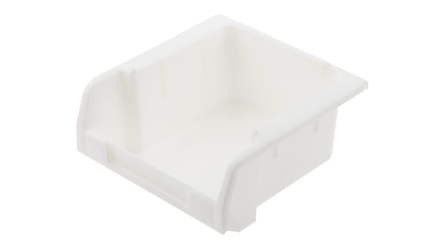 RS PRO Plastic Storage Bin, 50mm x 100mm, Natural