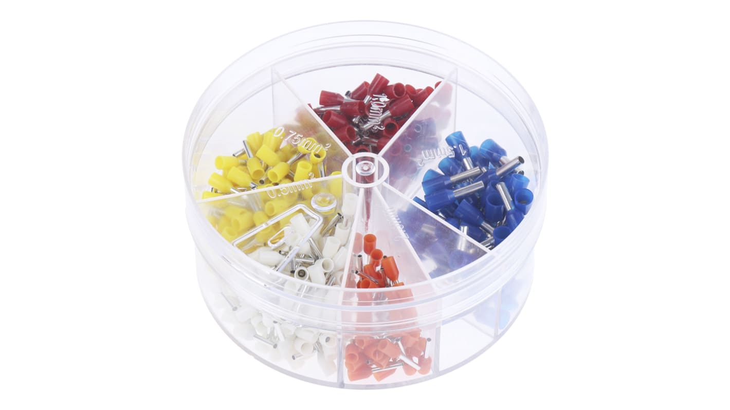 RS PRO German Colour Coded Bootlace Ferrule Crimp terminal Kit