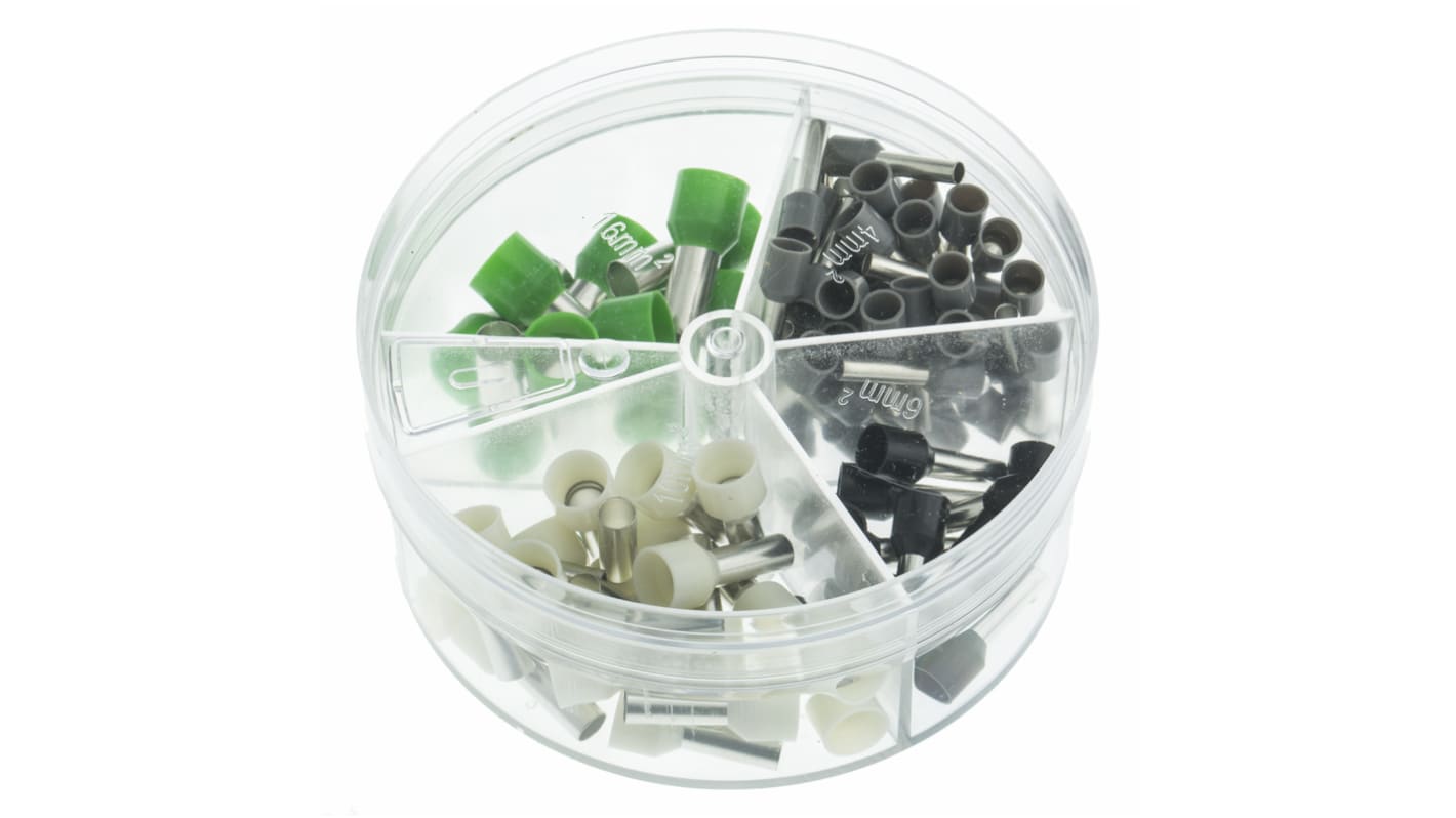 RS PRO German Colour Coded Bootlace Ferrule Crimp terminal Kit