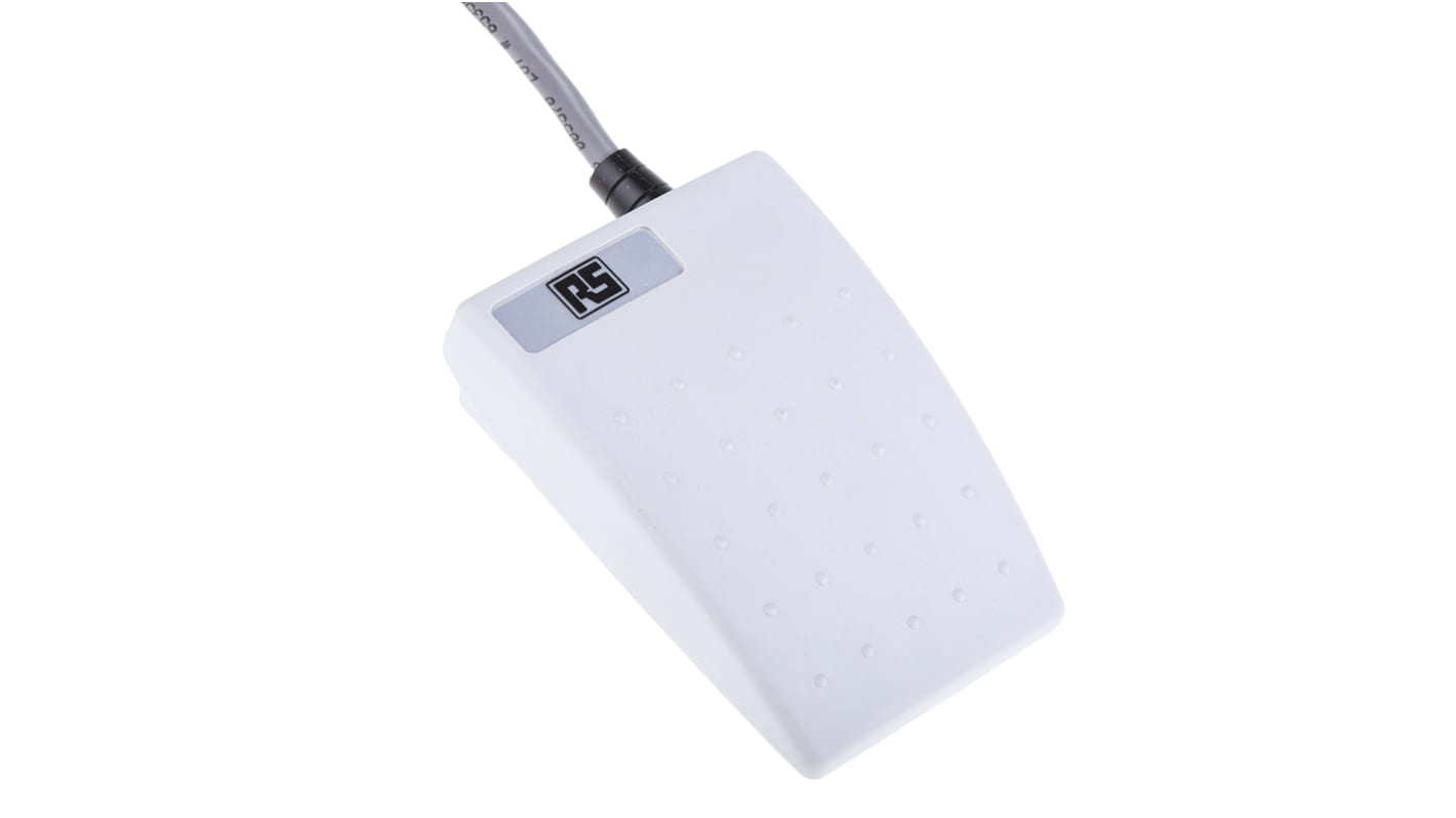 RS PRO Fußschalter Typ Tast-Fußschalter Tastend, 1-poliger Wechsler, 3 A Thermoplast 24V, IP X7