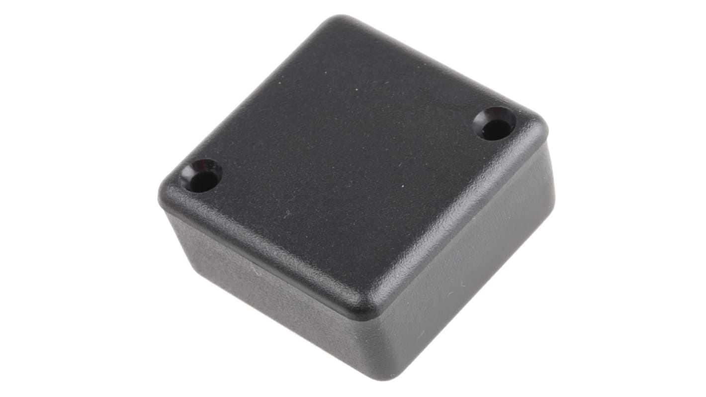 Hammond 1551 Series Black ABS Enclosure, IP54, Black Lid, 40 x 40 x 20mm