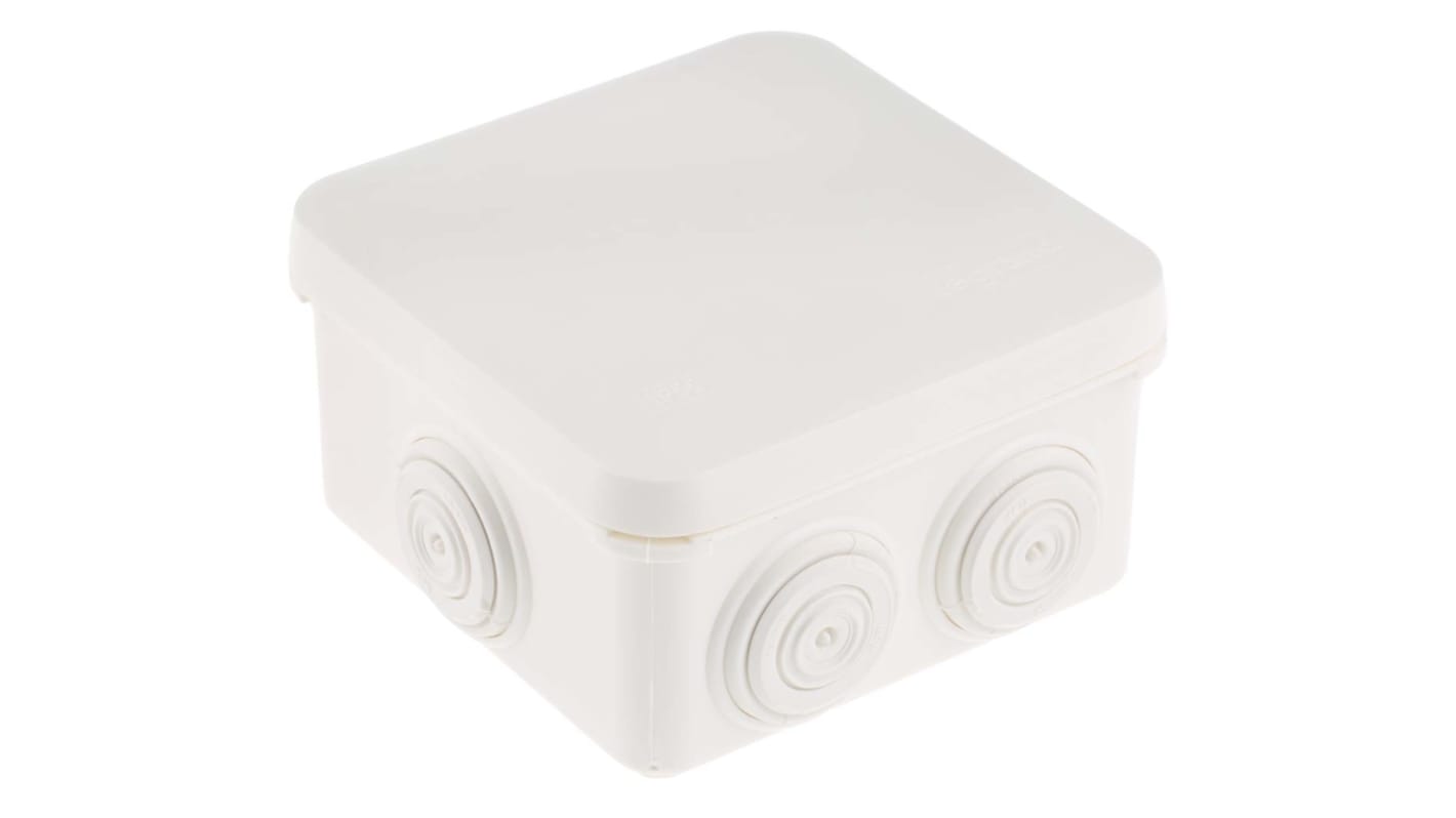 Legrand Plexo Series White Plastic Junction Box, IP55, 80 x 80 x 45mm