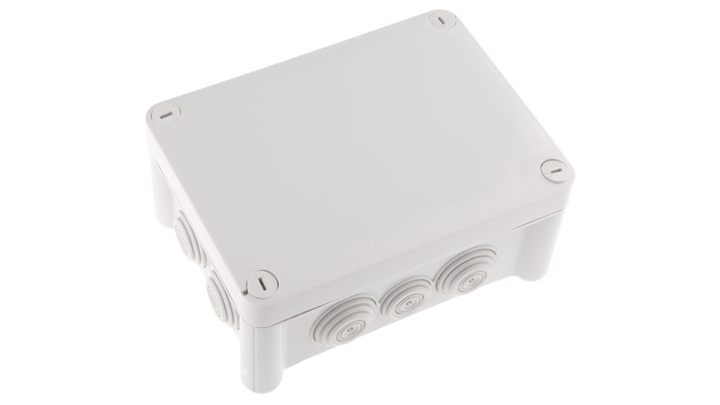 Legrand Plexo Series Grey Plastic Junction Box, IP55, 74 x 110 x 155mm