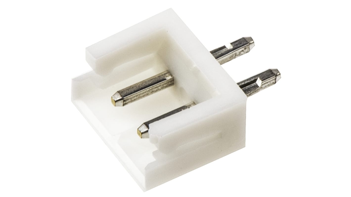 JST ストレート 基板接続用ピンヘッダ 2極 2.5mm 1列, スルーホール実装