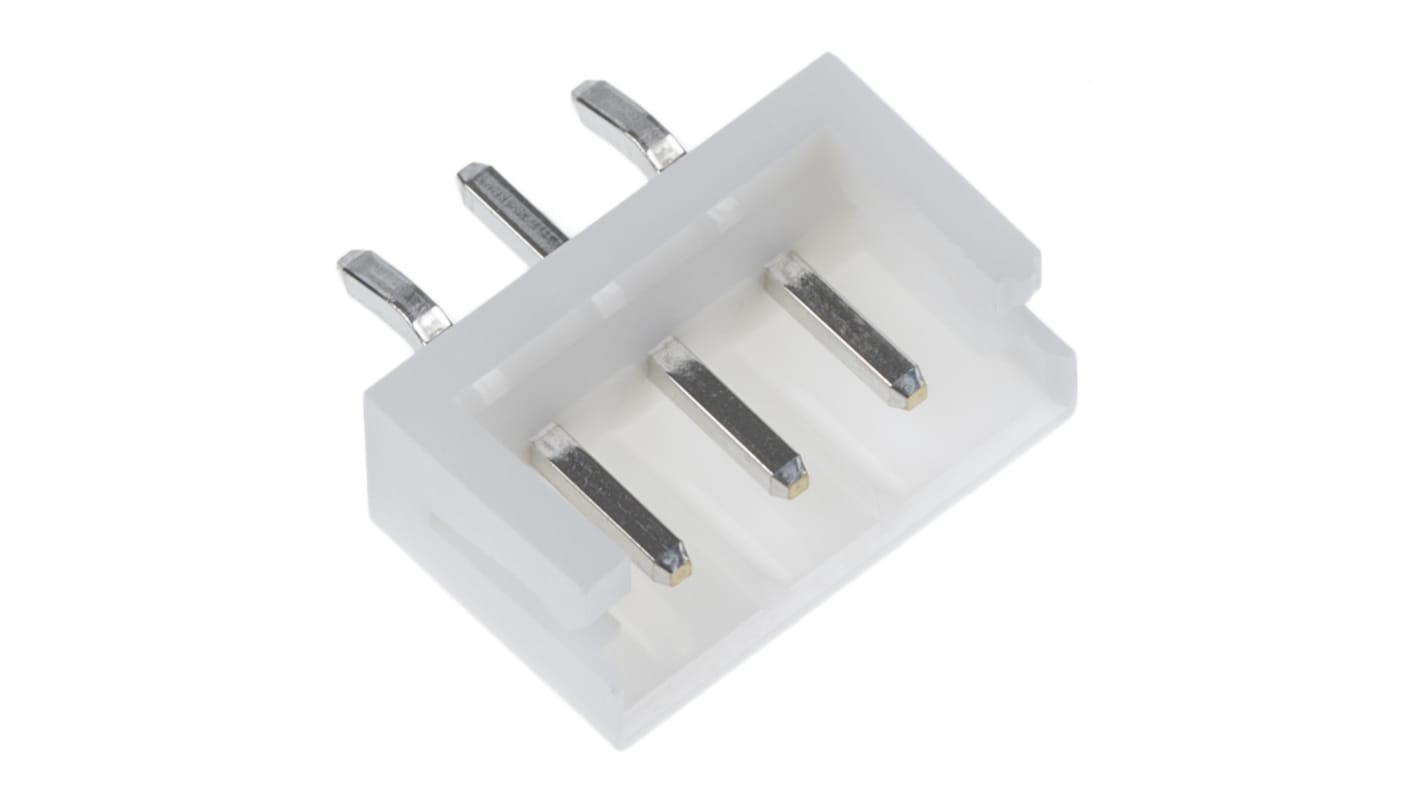 JST EH Series Straight Through Hole PCB Header, 3 Contact(s), 2.5mm Pitch, 1 Row(s), Shrouded