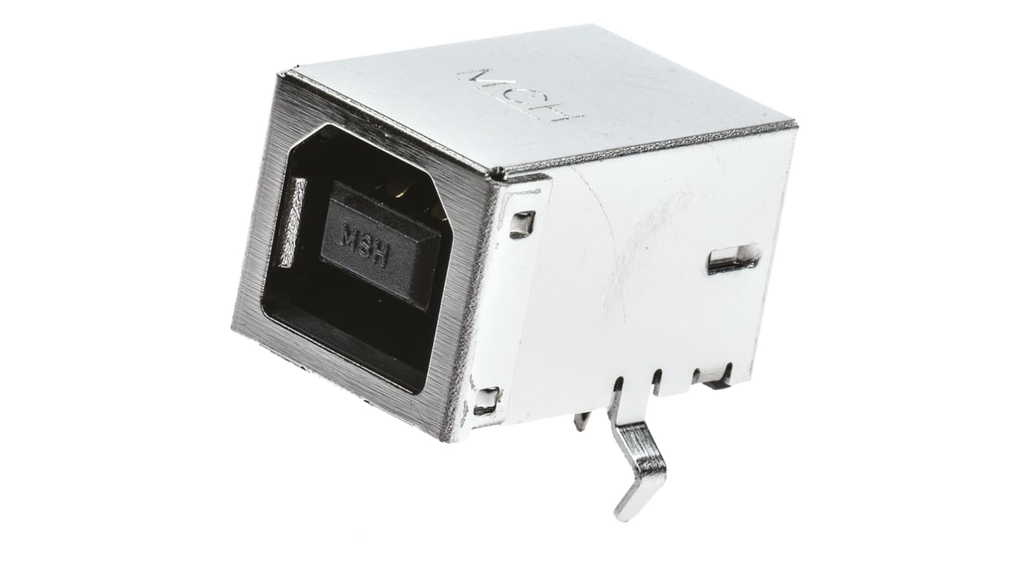 Molex USB接口, B型2.0, 焊接端接, THT安装, 直角, 67068系列