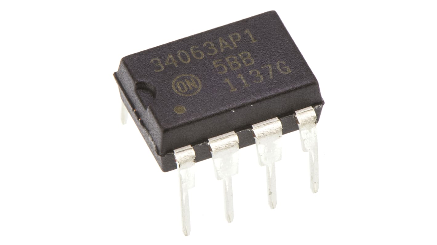 onsemi 降压升压开关稳压芯片, 1.25 → 40 V输出, 1.5A最大输出, 单路输出, PDIP, 8针, 通孔安装, 0 °C→+70 °C