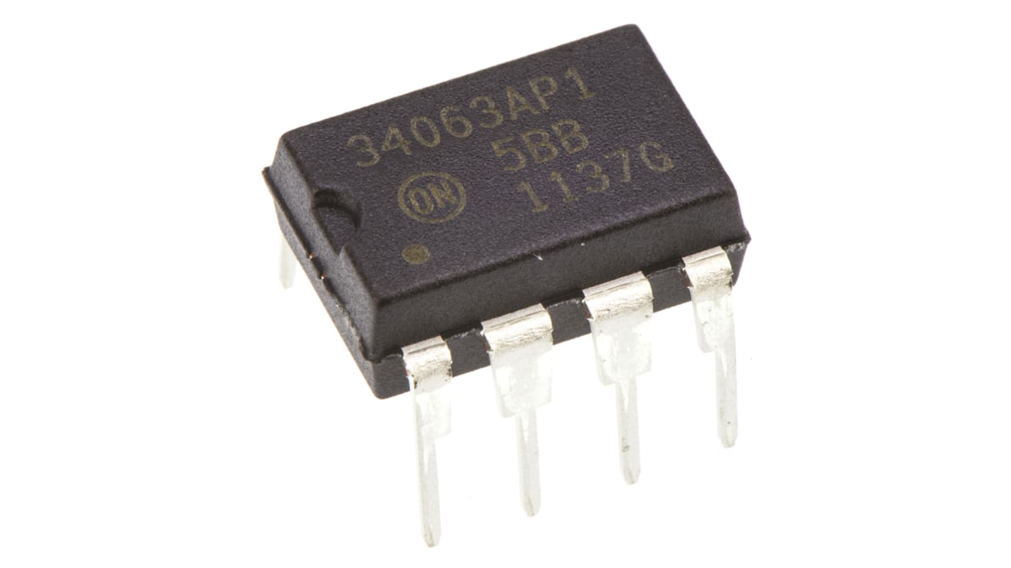 onsemi MC34063AP1G, 1 Buck Boost Switching, Buck Boost Regulator 1.5A, 1.25 → 40 V 8-Pin, PDIP