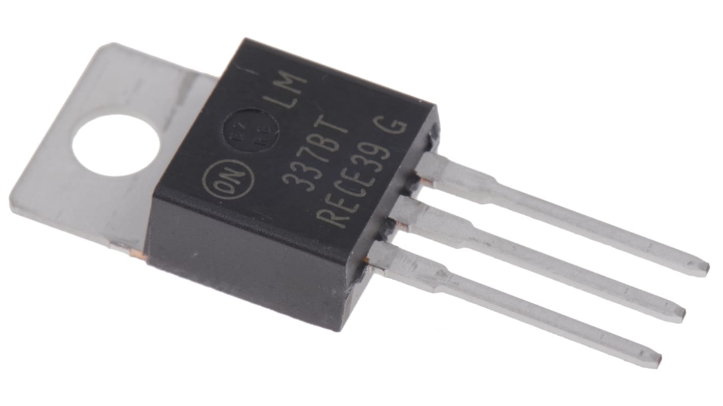 onsemi LM337BTG, 1 Linear Voltage, Voltage Regulator 1.5A, -37 → -1.2 V 3-Pin, TO-220
