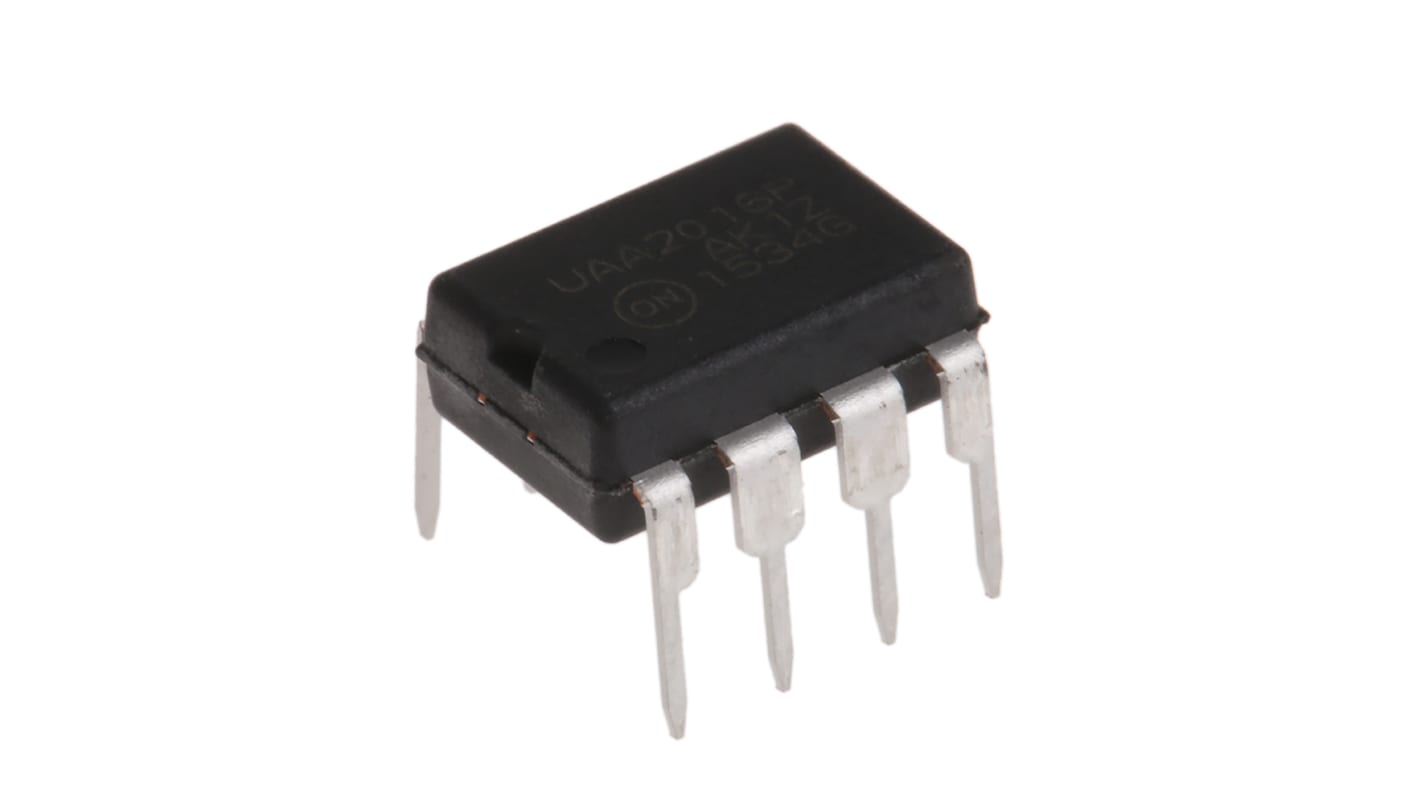 onsemi UAA2016PG Spannungsregler, Triac mit Schaltung bei Spannungsnulldurchgang, -4,5 V / 150mA, PDIP 8-Pin