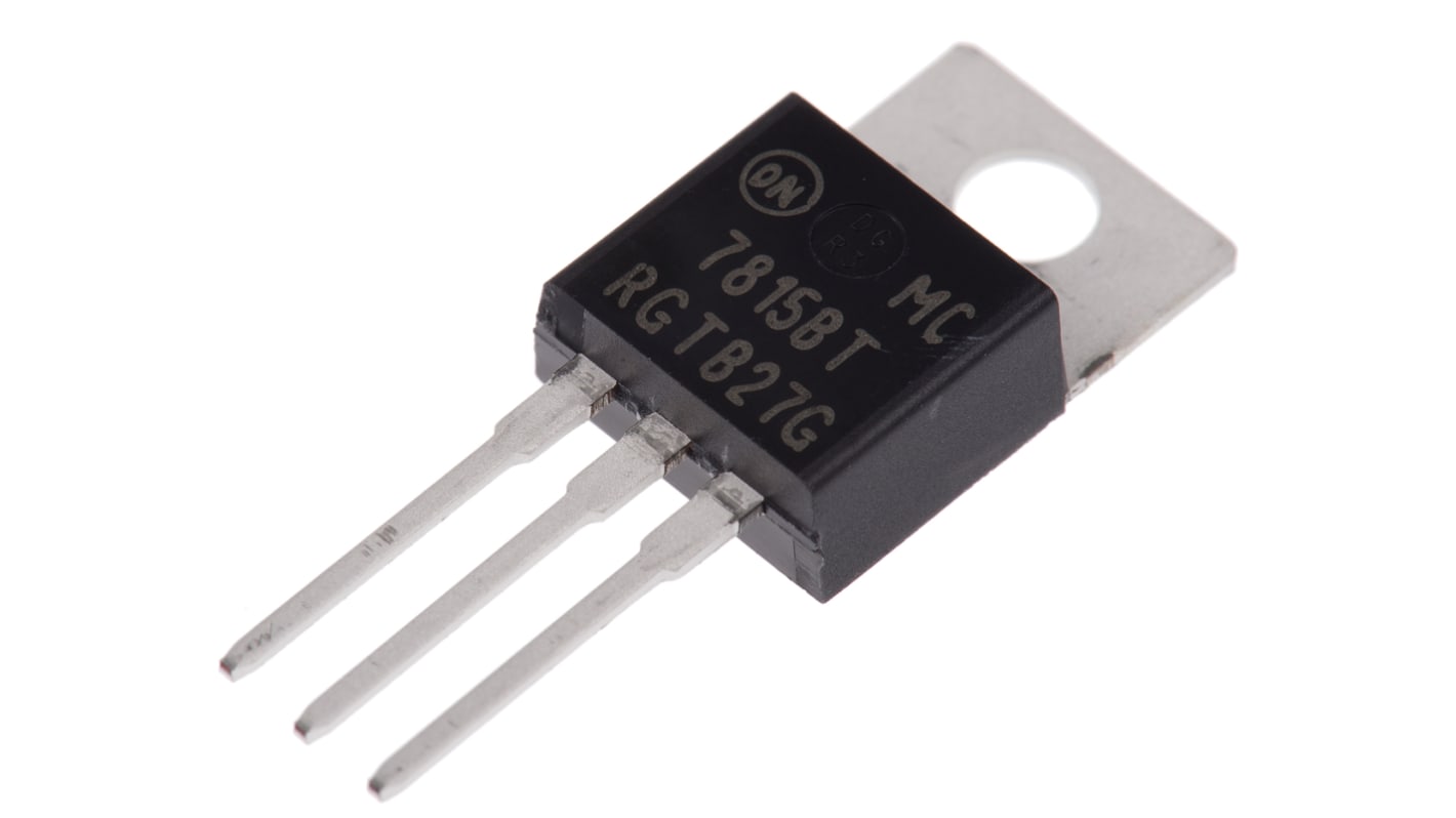 onsemi MC7815BTG, 1 Linear Voltage, Voltage Regulator 1A, 15 V 3-Pin, TO-220