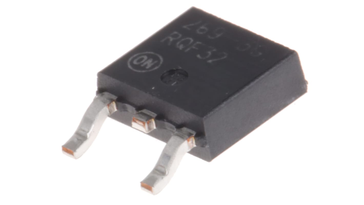 onsemi LDO稳压芯片, 3.3 V输出, 800mA最大输出, 单路输出, DPAK, 3针, 贴片安装, -40 °C→+125 °C, ±1%精度