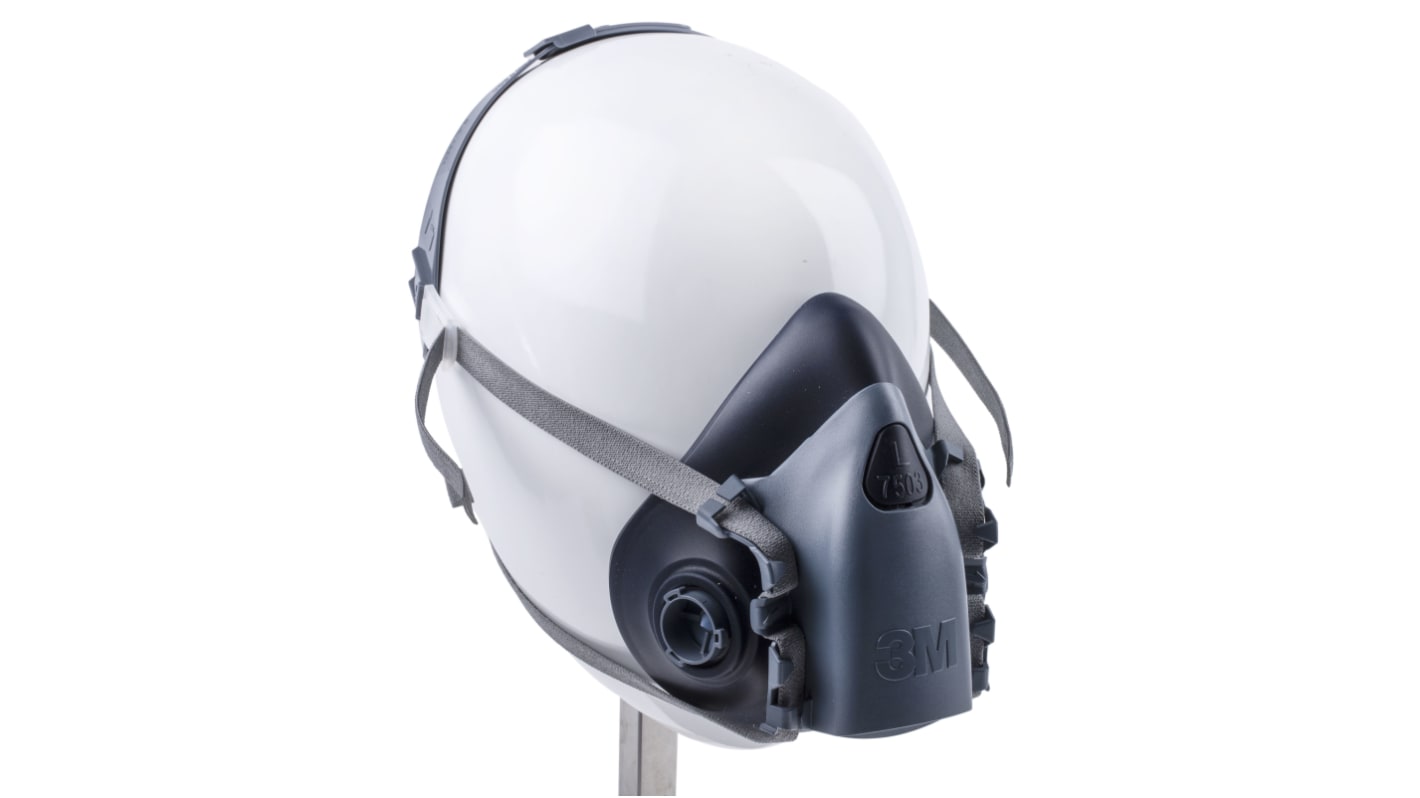 3M 7500 Series Half-Type Mask Respirator, Size Large