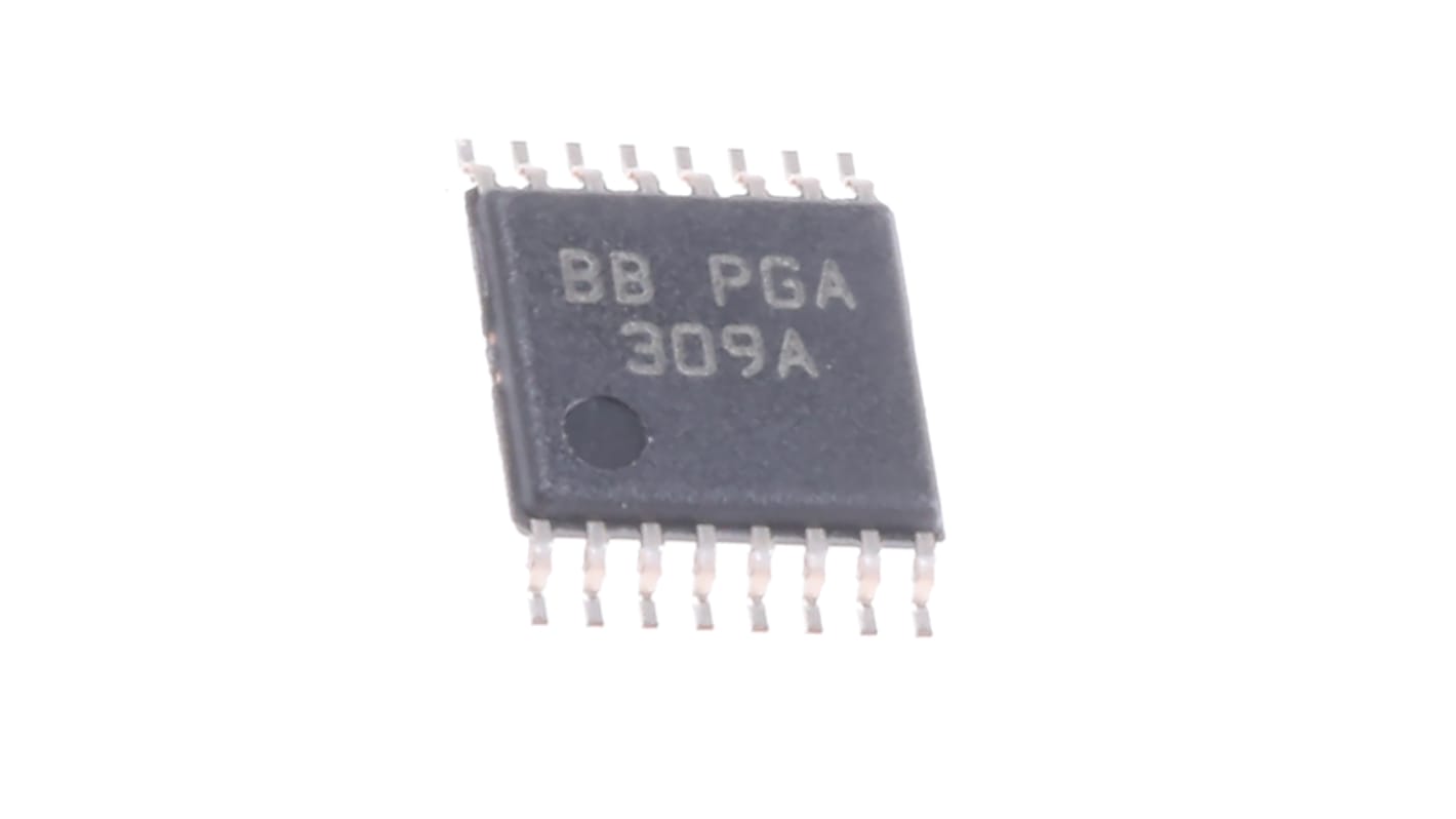 PGA309AIPWT Texas Instruments, Programmable Gain Amplifier, 16-Pin TSSOP