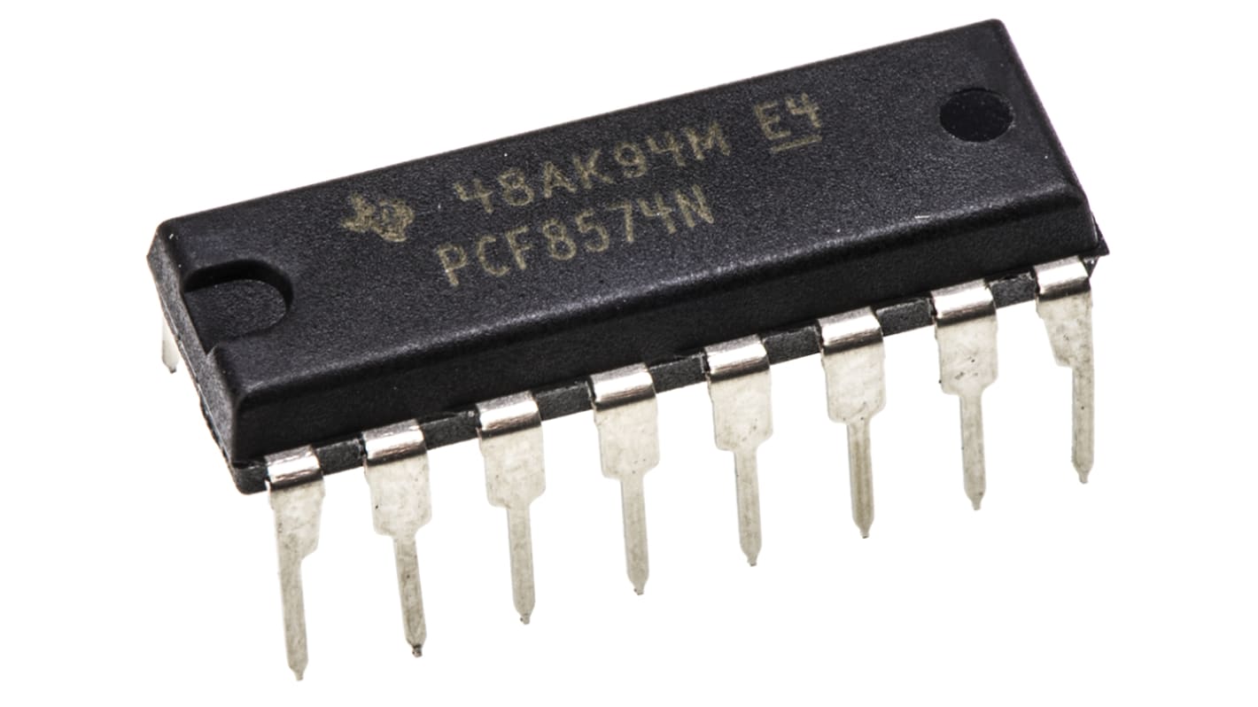 Vstupně-výstupní expandér PCF8574N 8kanálový I2C, SMBus 16pinový, PDIP