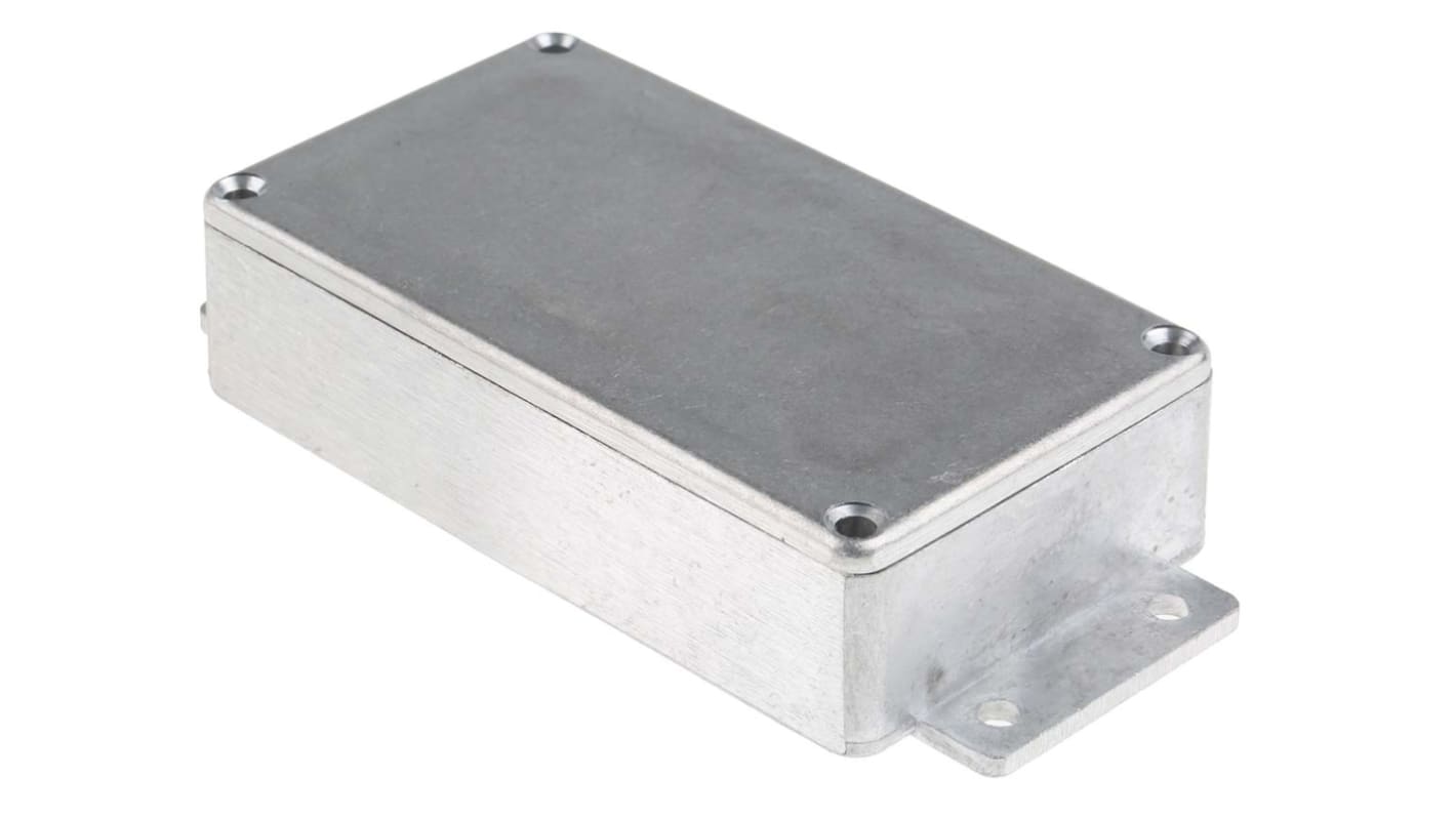 Boîtier RS PRO en Fonte d'aluminium, 139.7 x 63.8 x 30mm, Argent, Blindé