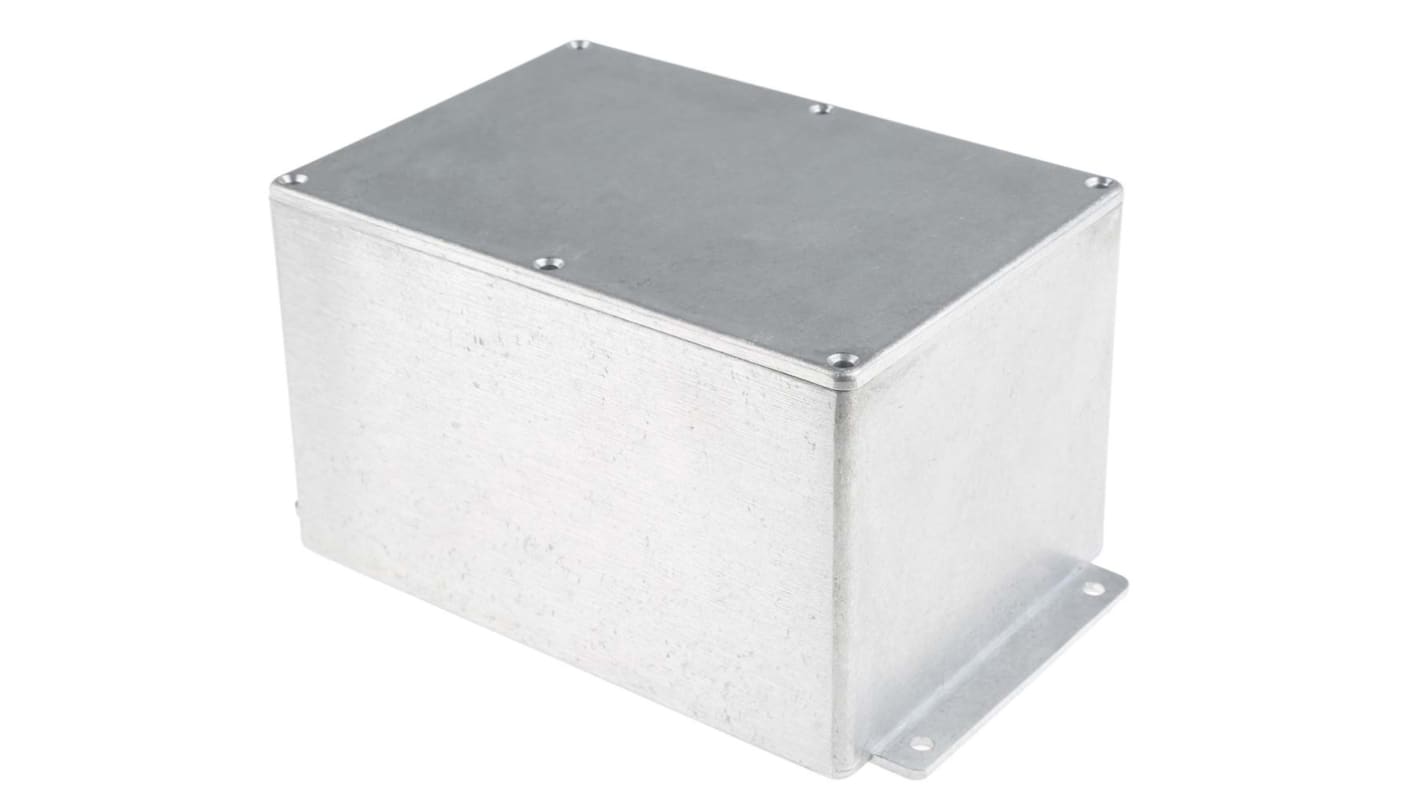 Caja RS PRO de Aluminio Presofundido Plateado, 201.7 x 121.2 x 105.4mm, Apantallada