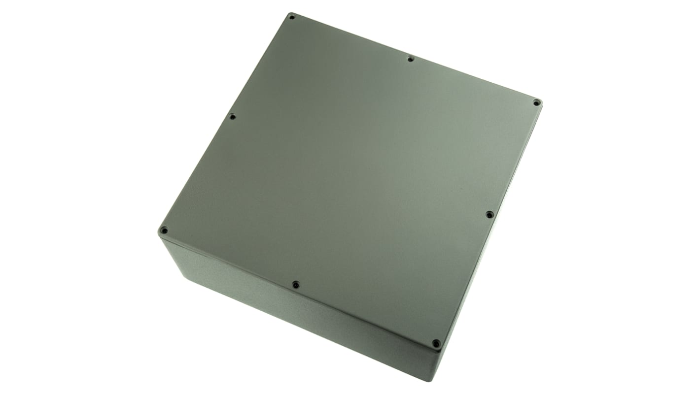 RS PRO Aluminium Gehäuse Grau Außenmaß 250 x 250 x 100mm