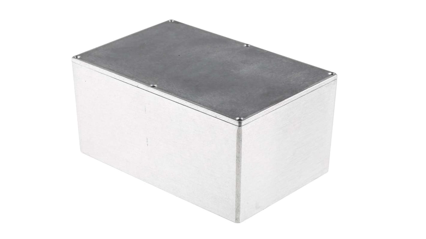 Contenitore RS PRO in Alluminio pressofuso 222.2 x 146 x 106.5mm, col. Argento, IP66, schermato