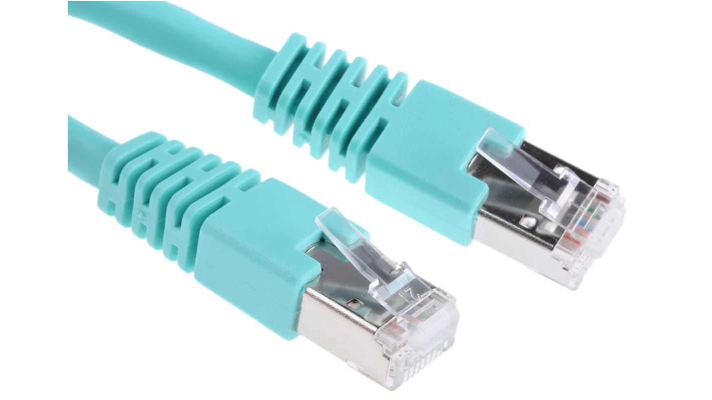 3M, 1m, Blue, S/FTP, Terminated LSZH Sheath