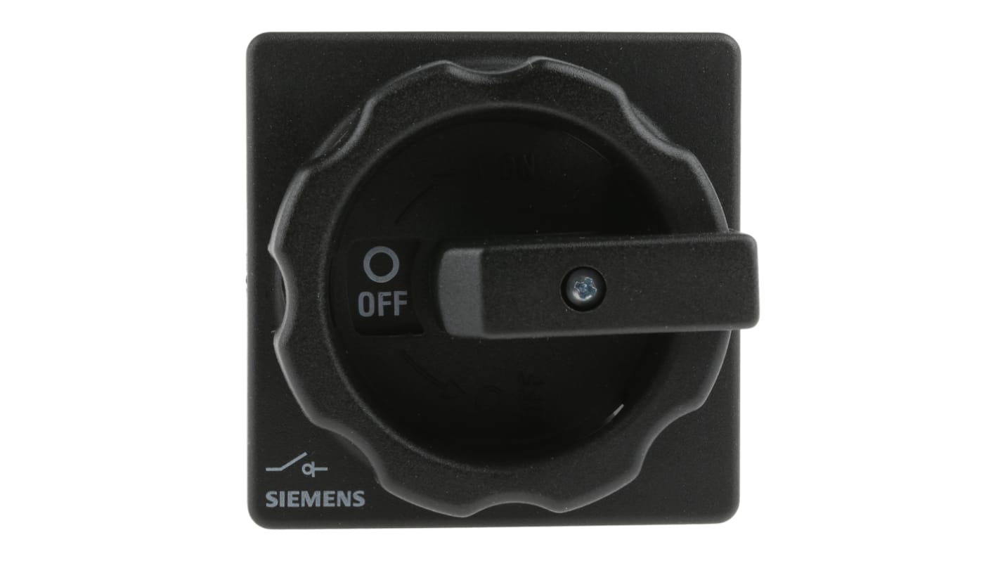 Siemens 3P Pole Panel Mount Isolator Switch - 32A Maximum Current, 11.5kW Power Rating, IP65