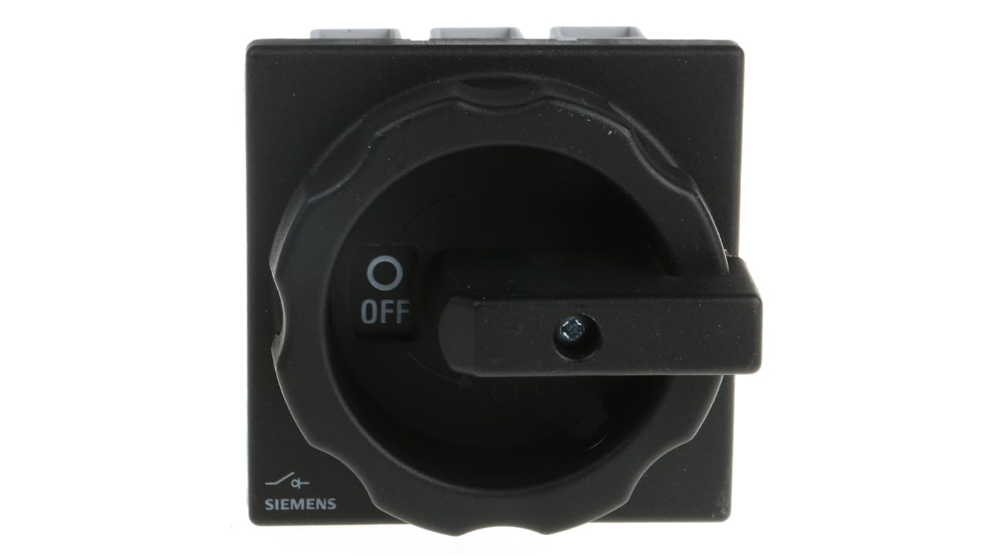 Siemens 3P Pole Panel Mount Isolator Switch - 125A Maximum Current, 45kW Power Rating, IP65