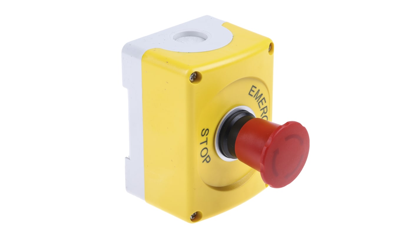 ABB 非常停止用押釦スイッチ, 101mm, 1NC, IP66, 表面実装
