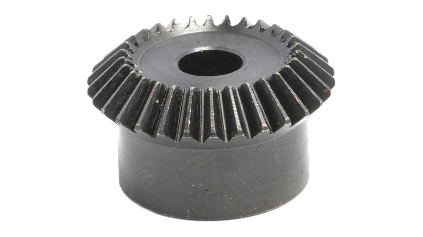 Ingranaggio in Acciaio, modulo 1, 30 denti, foro int. 8mm, angolo di 20°, passo 1mm, 1:1