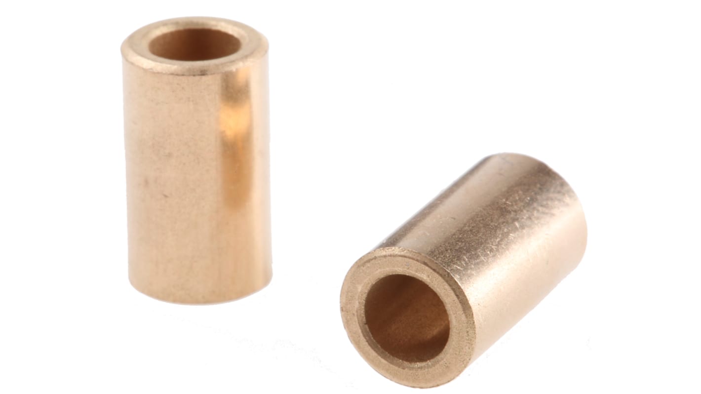 RS PRO Plain Bush, 5mm Shaft Diameter, 8mm Outside Diameter