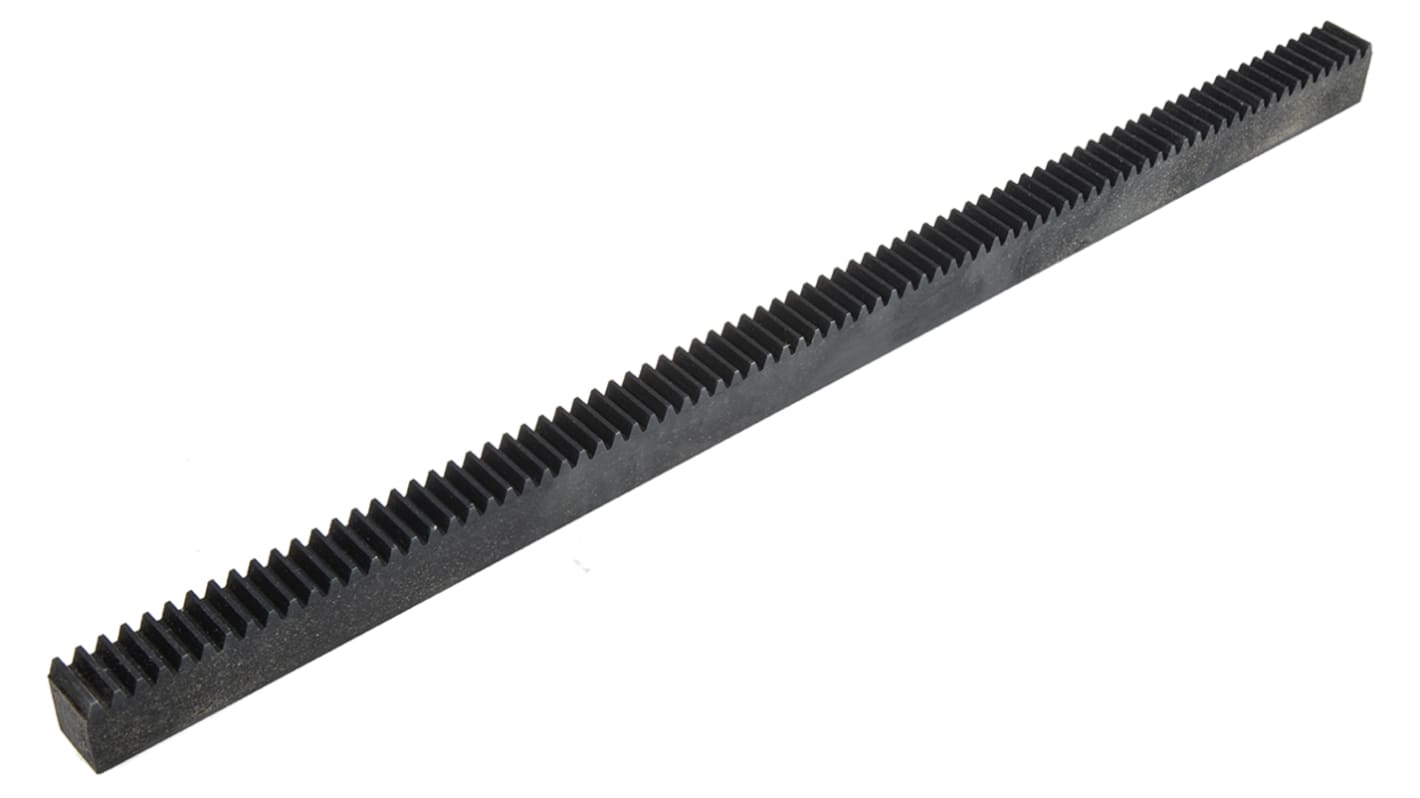 RS PRO 2 Steel Gear Rack, 500mm Long , 80 Teeth , 20mm Face Width