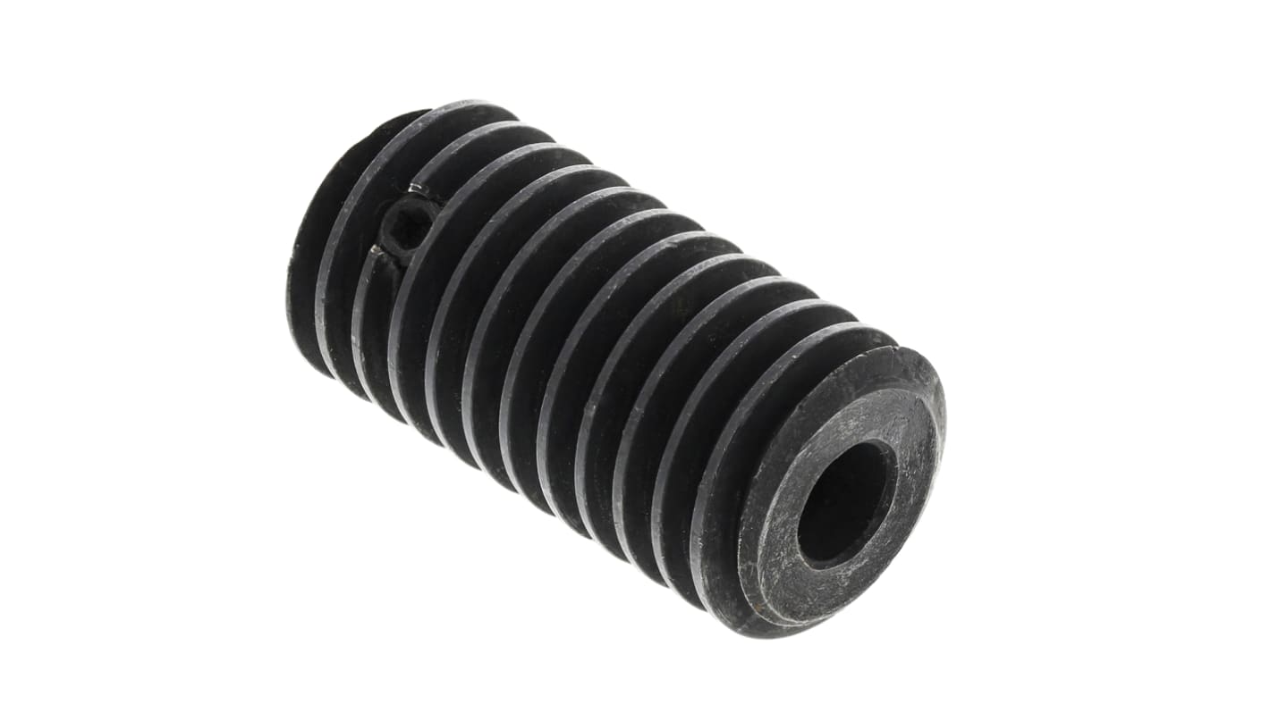 Vite senza fine RS PRO, 1 avviamento, modulo 0.8, Ø 15.6mm x 30mm, Ø passo 14mm, angolo pressione 20°, in Acciaio